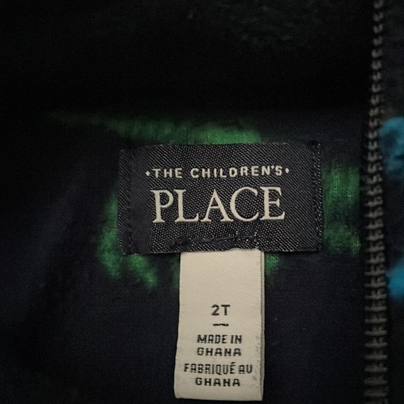 Toddler dinosaur fleece half zipup - Picture 2 of 2